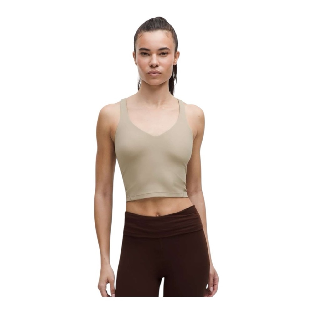Lululemon Align Tank Top Light Support A/B Cup Sheer Oak Size 4 NWT